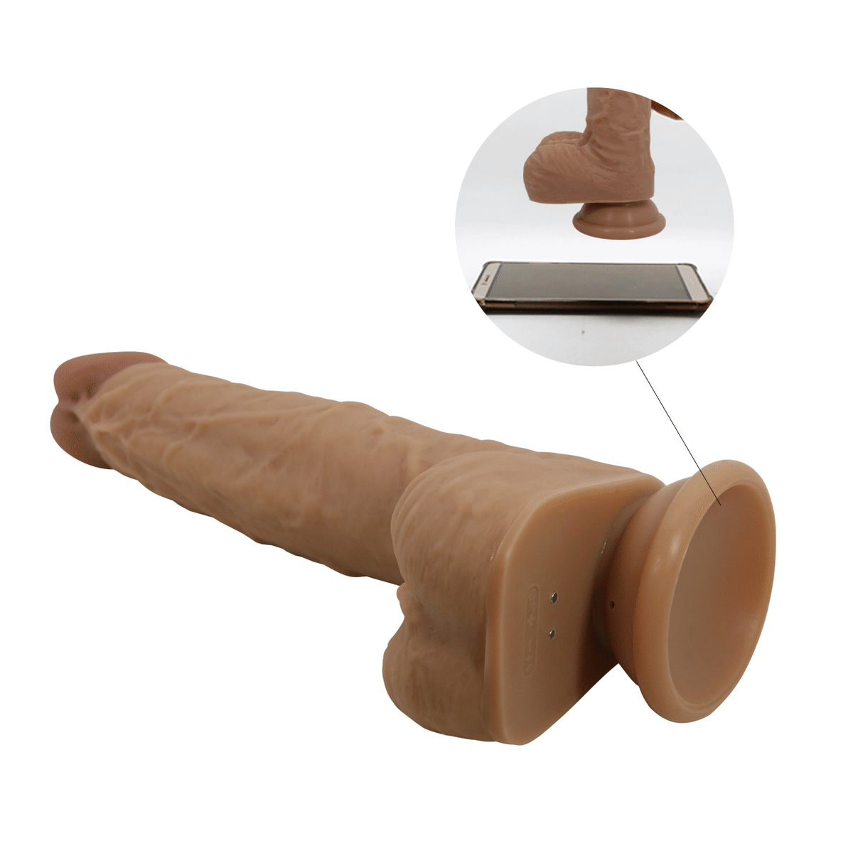 Vibrador realista retractil Jonathan C/remoto 15 cm3