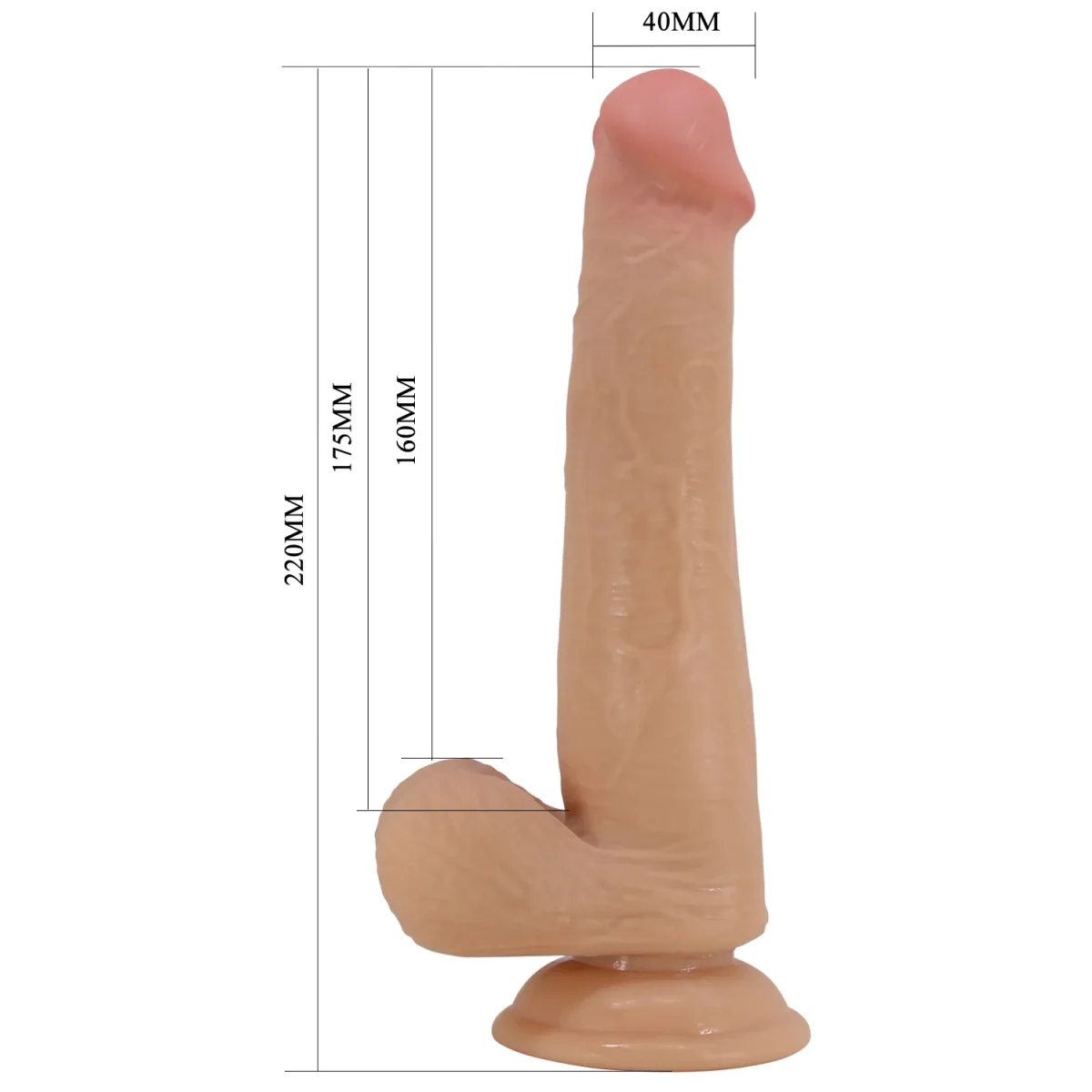 Dildo ultrarealista Tallen 22 cm3