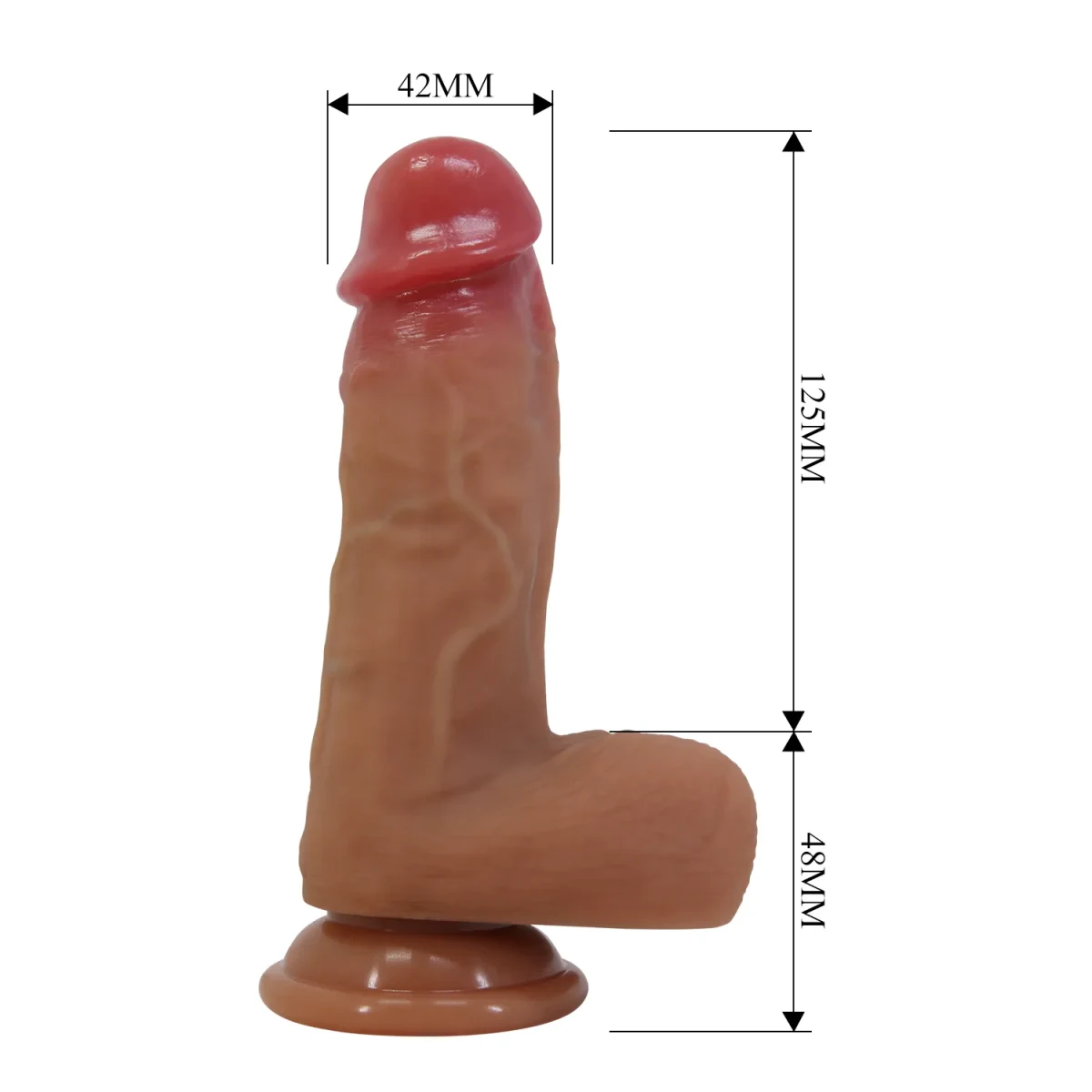 Dildo Realista Curtis 17.3 cm4