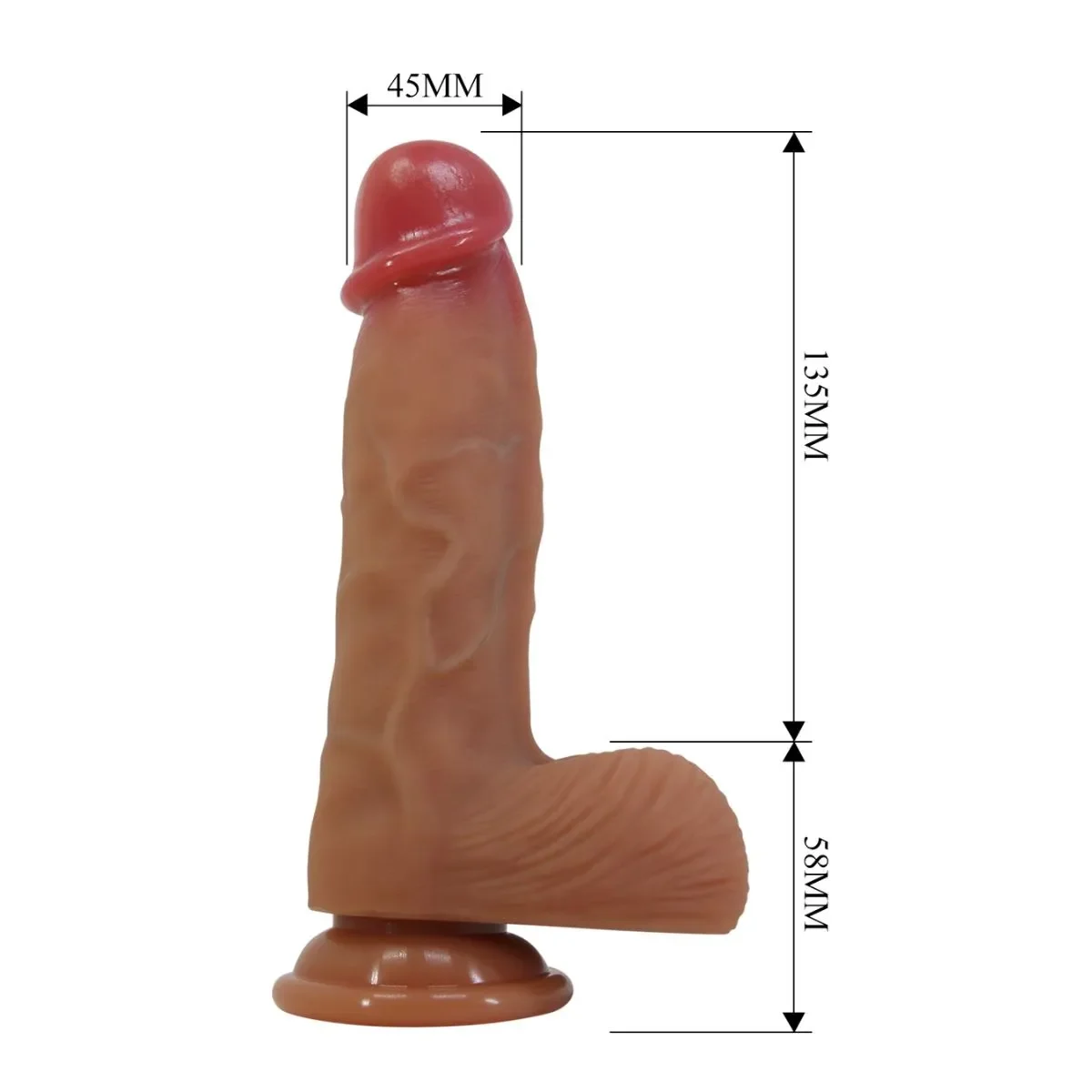 Dildo Realista Duvall 16.3 cm4