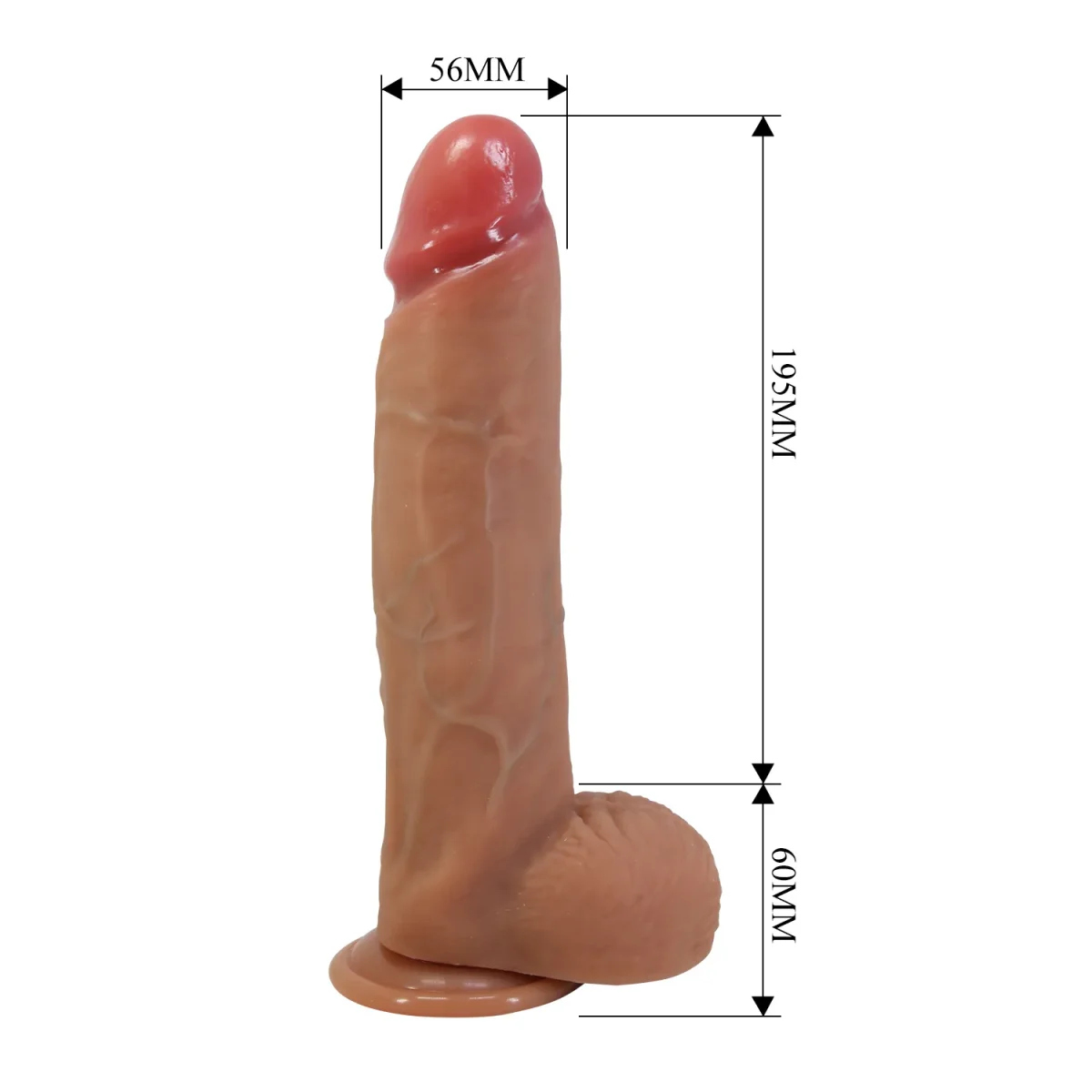 Dildo Realista Mendel 25.5 cm3