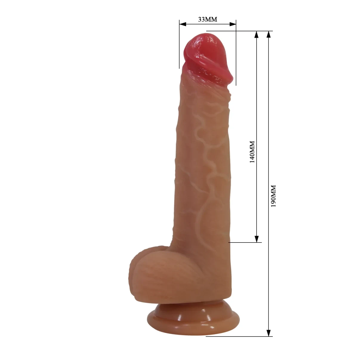 Dildo Realistico Jovita 19 cm3