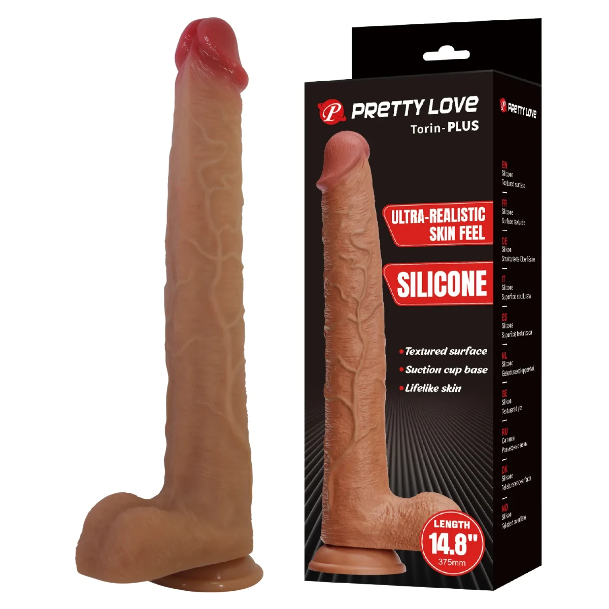 Dildo Realistico Torin 37.5 cm1
