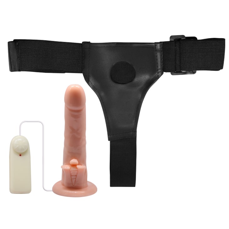 Vibrador con arnes ajustable 20 cm1