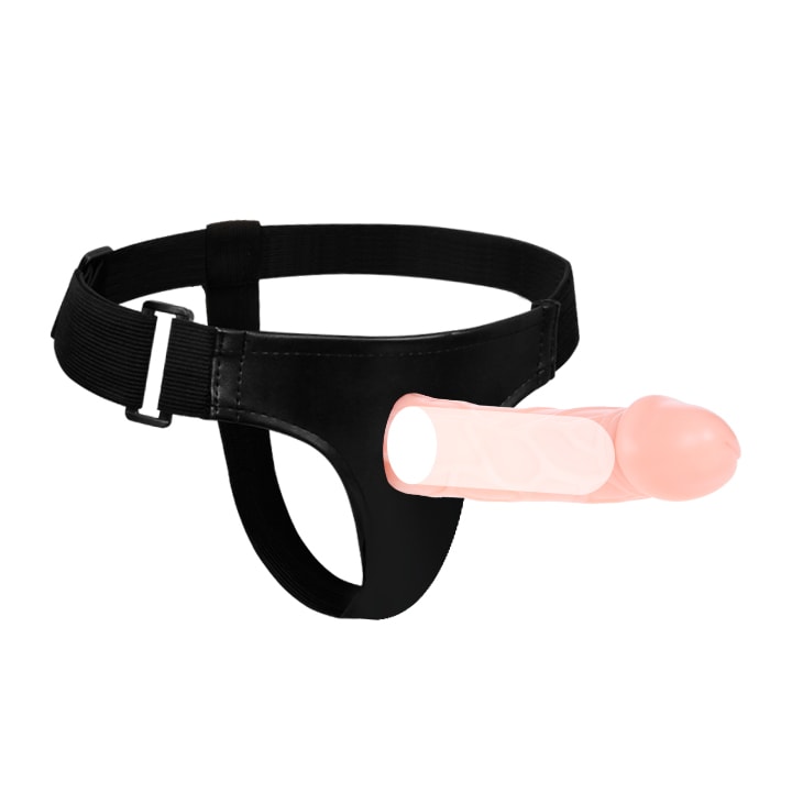 Protesis másculina con arnes ajustable 15.5 cm1