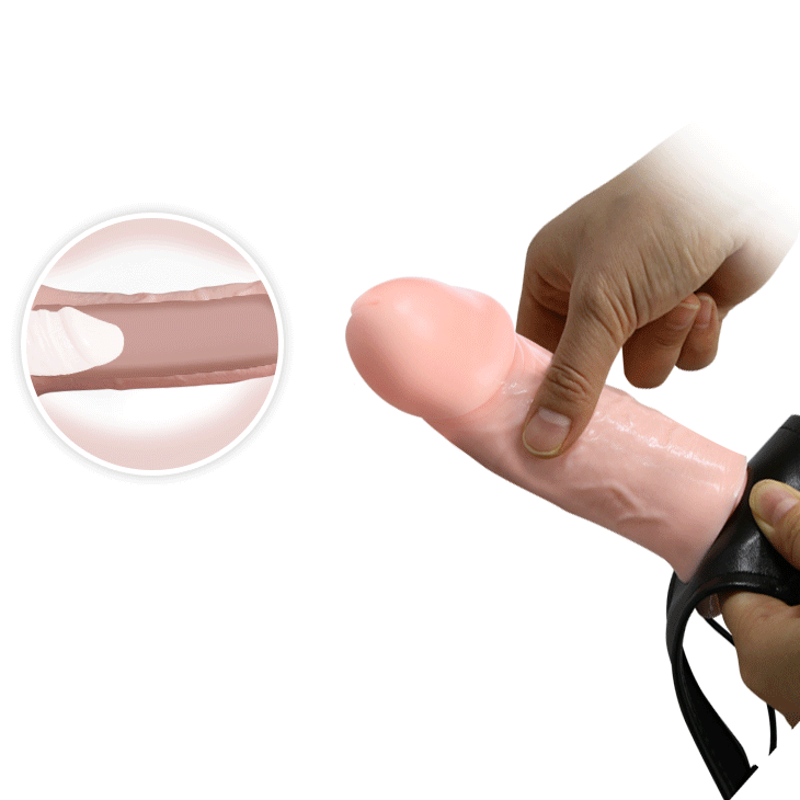 Protesis másculina con arnes ajustable 15.5 cm3