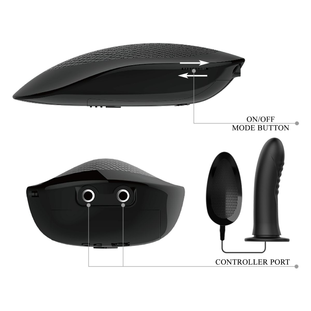 Prótesis masculina silicona con arnes ajustable 18.5 cm4
