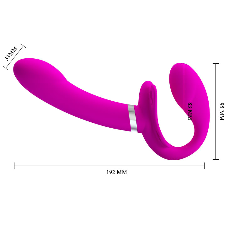 Vibrador doble penetración Valerie - Recargable3