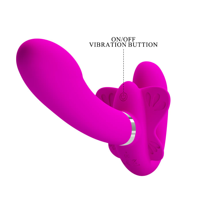 Vibrador doble penetración Valerie - Recargable4