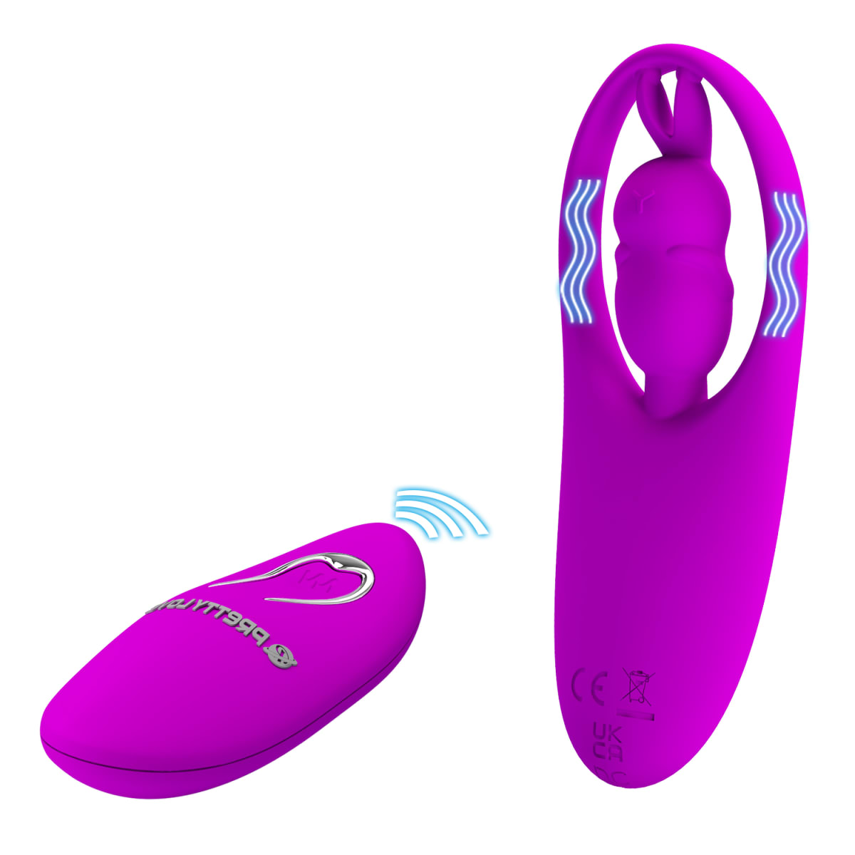 Tanga vibradora a control remoto Conejo - Recargable1