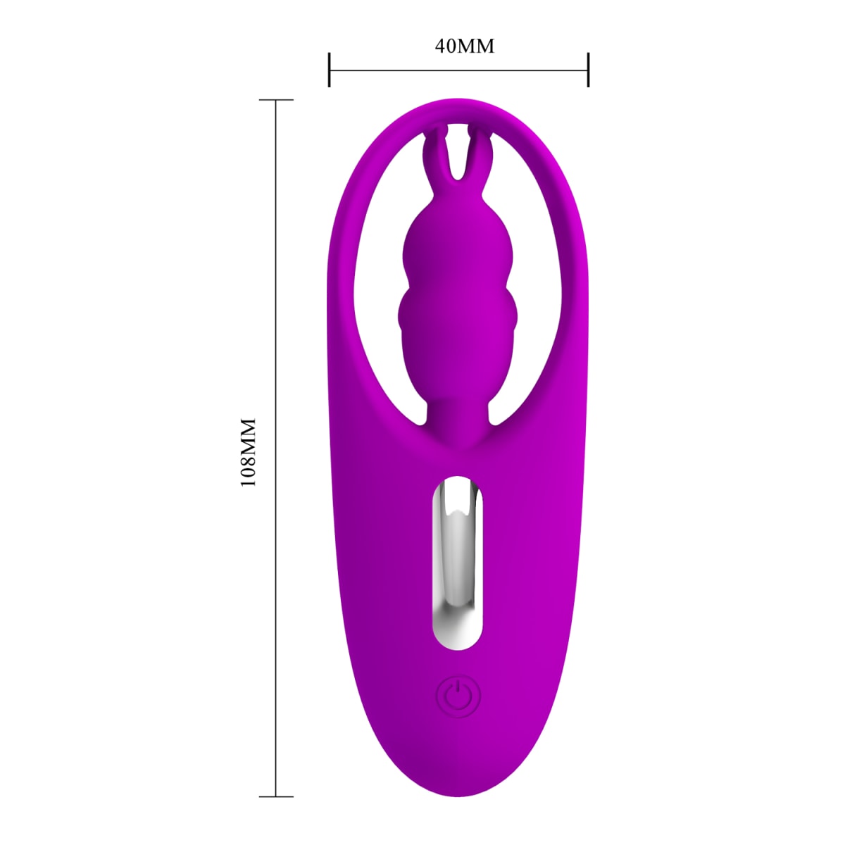 Tanga vibradora a control remoto Conejo - Recargable3