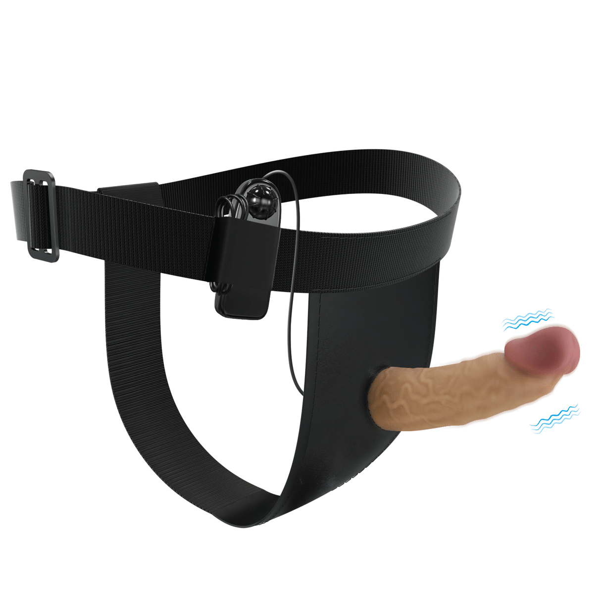 Prótesis vibradora masculina realista Draven 17.5 cm1