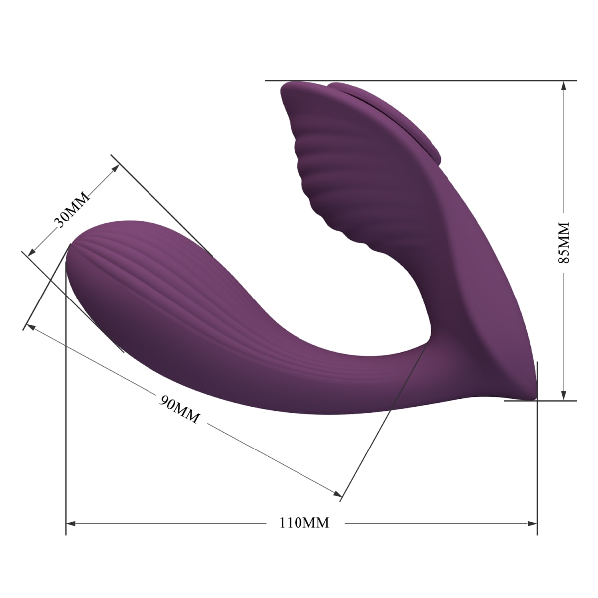 Vibrador doble con APP Franz - Recargable4