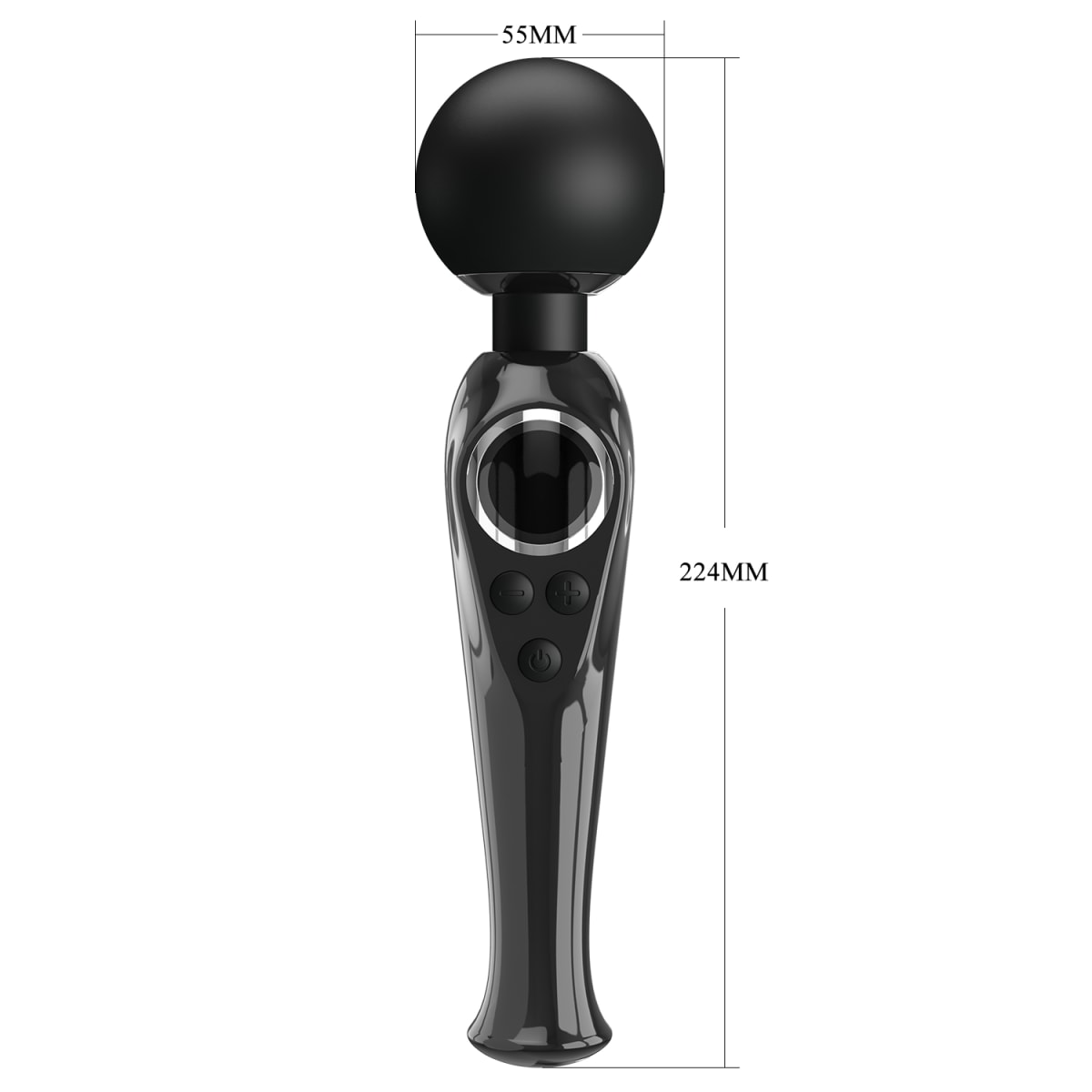 Vibrador para clítoris Skyler negro - Recargable4