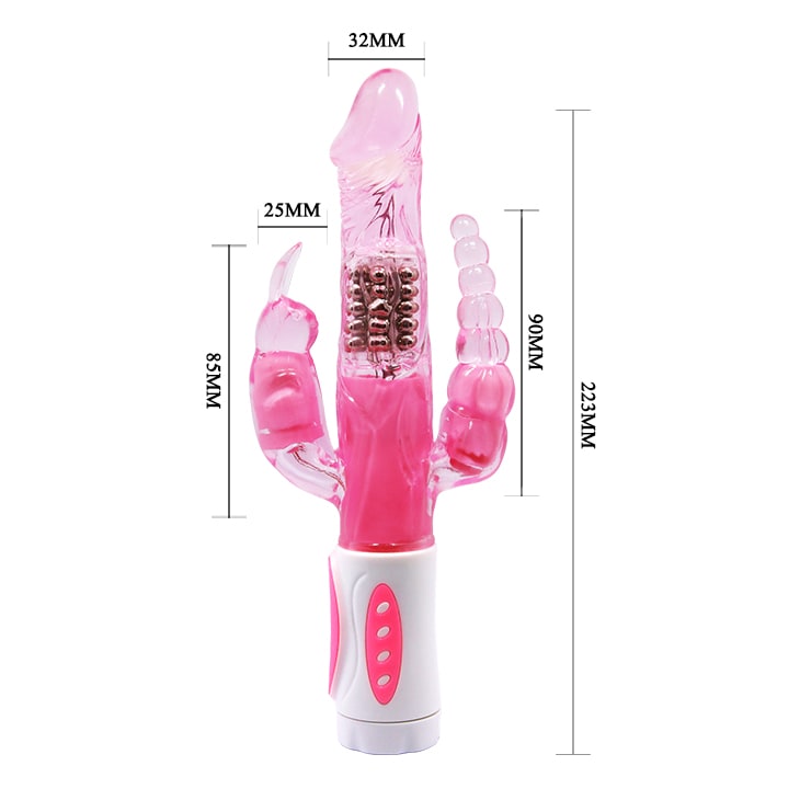 Vibrador rabbit triple estimulación Pretty Bunny2