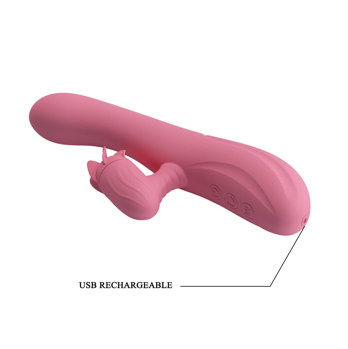 Vibrador rabbit Gina - Recargable4