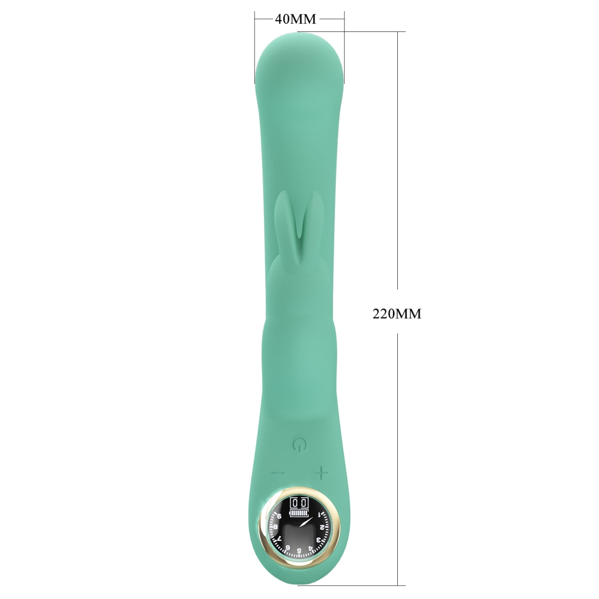 Vibrador rabbit con pantalla led Lamar - Recargable 25
