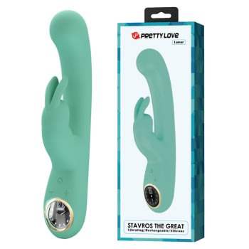 Vibrador rabbit con pantalla led Lamar - Recargable 21