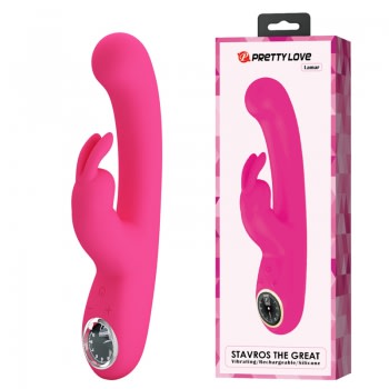 Vibrador rabbit con pantalla led Lamar - Recargable1