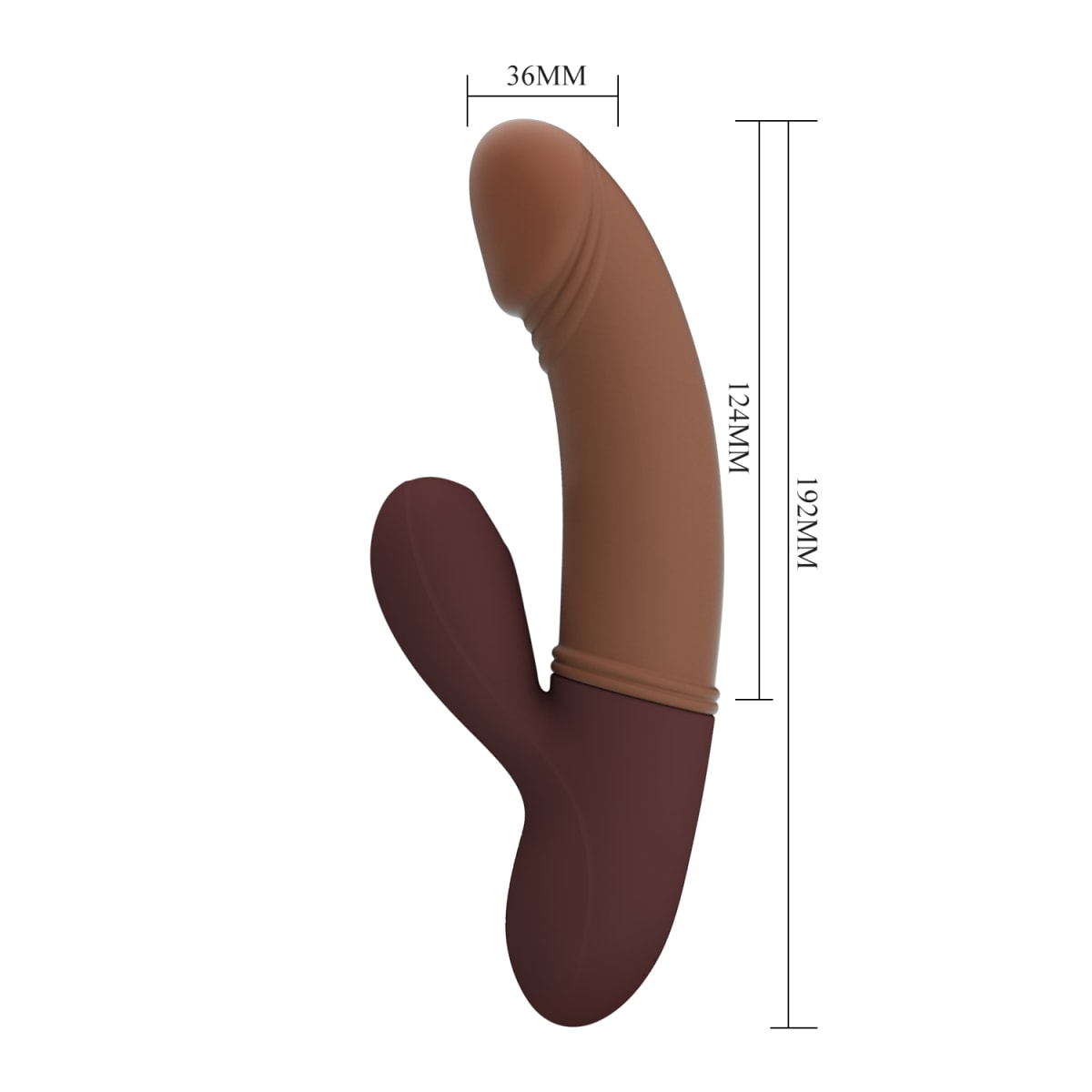 Vibrador rabbit con succionador Kane - Recargable4