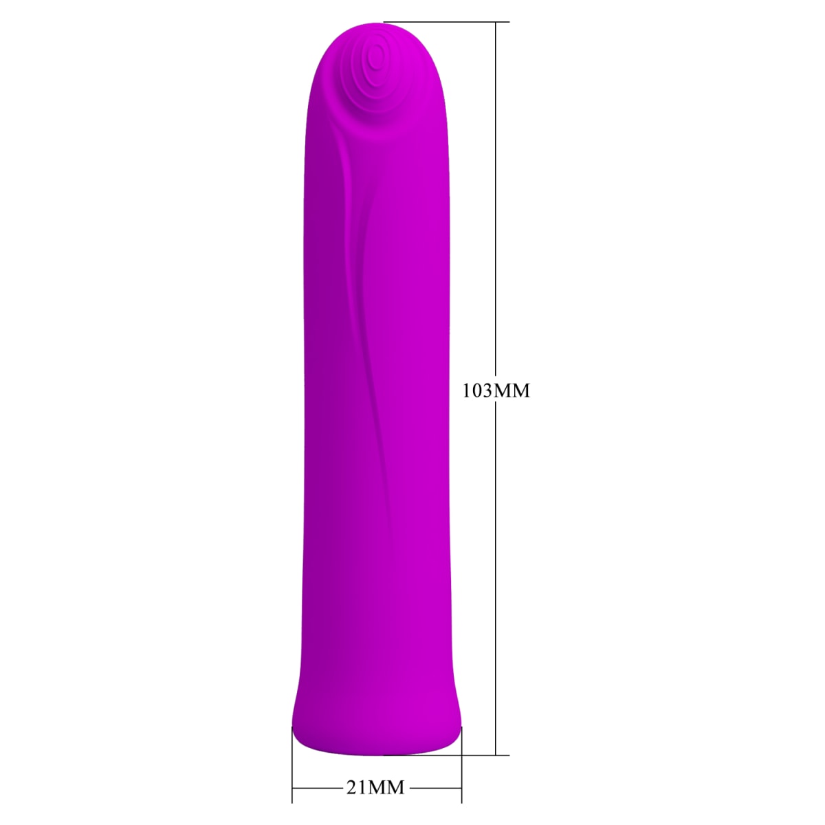 Vibrador bala ultra fuerte Curtis - Recargable4