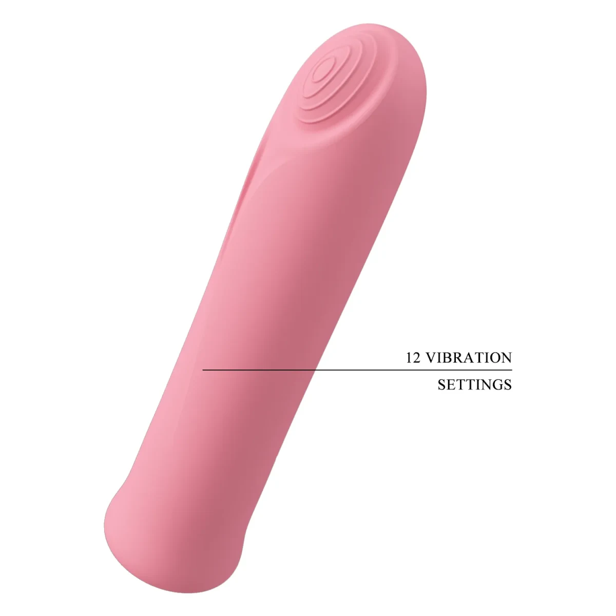Vibrador Bala Potente Curtis Rosado Recargable1