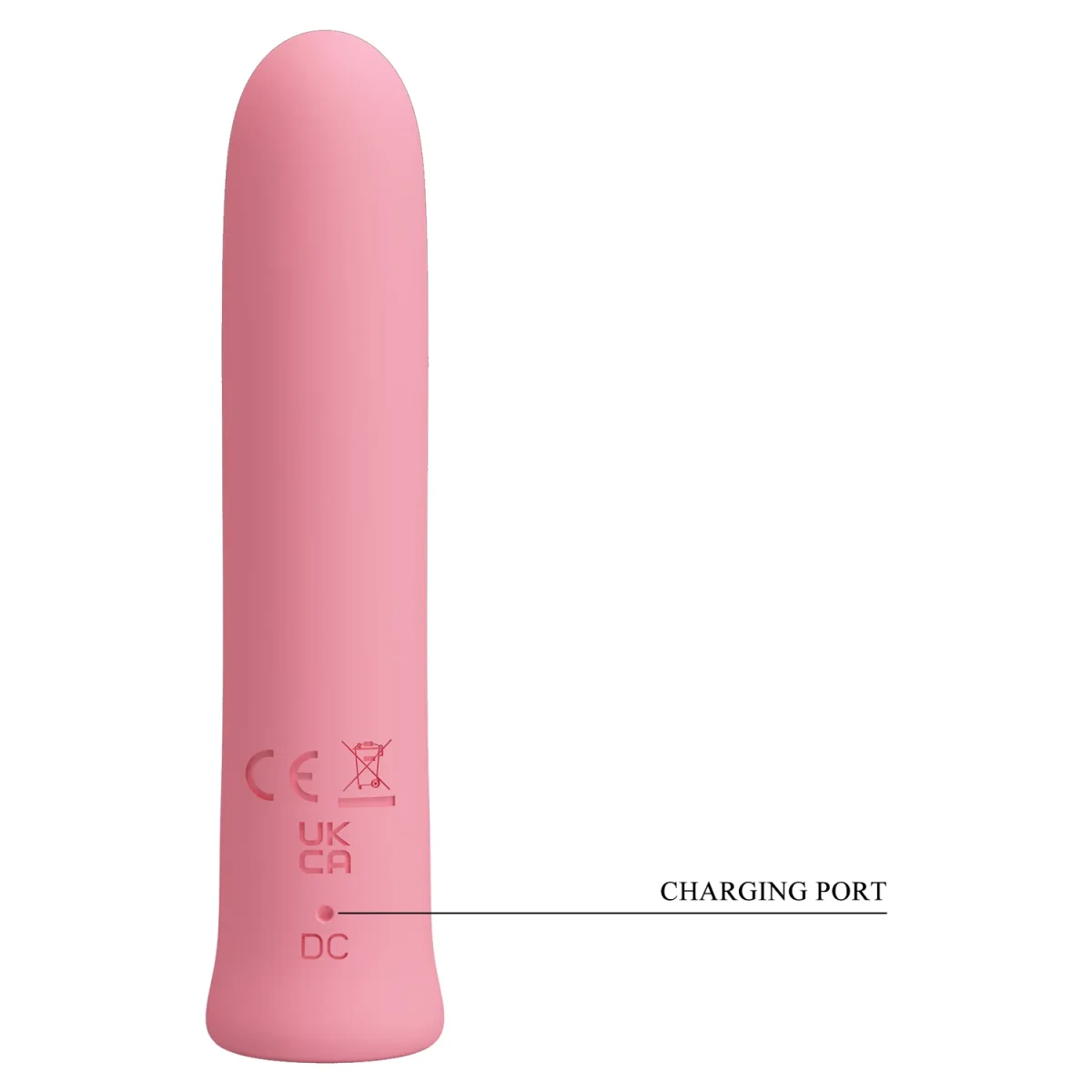 Vibrador Bala Potente Curtis Rosado Recargable3