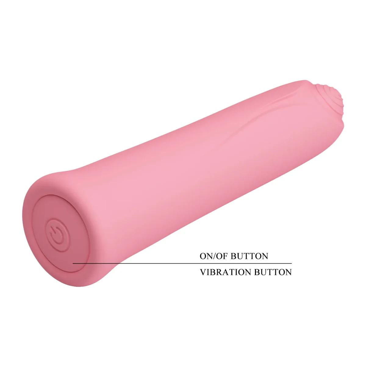 Vibrador Bala Potente Curtis Rosado Recargable2