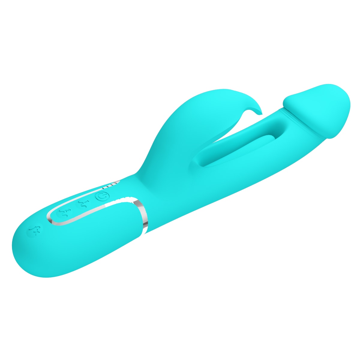 Vibrador rabbit con lengua interior Kampas - Recargable2