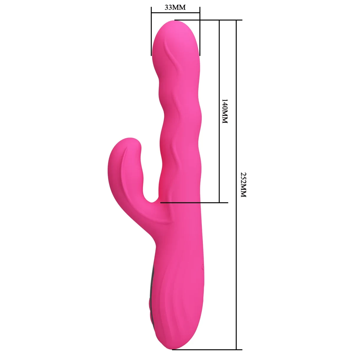Vibrador rabbit con funcion garabatos Winters5