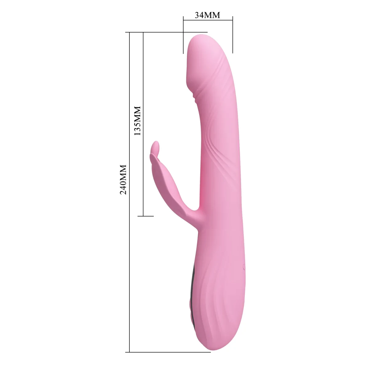 Vibrador rabbit con funcion de aleteo Abella4