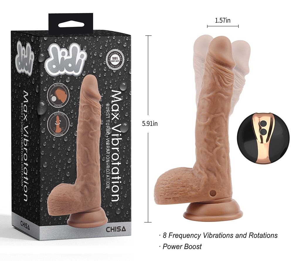 Vibrador y rotador Max recargable4