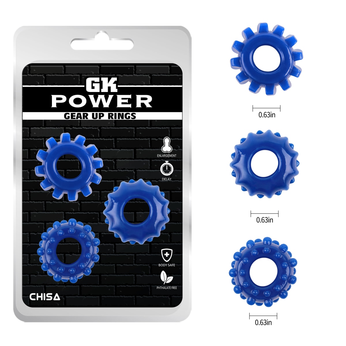 Gear Up Rings-Blue6