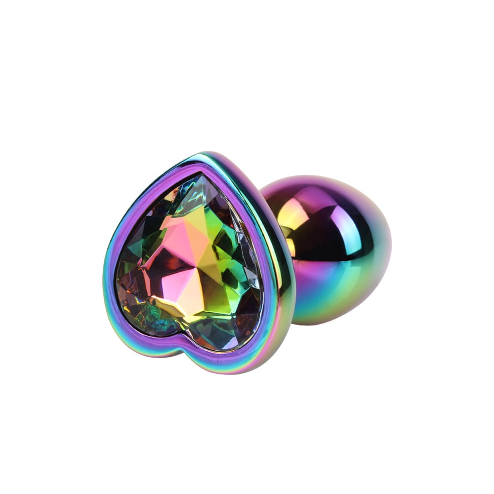 Rainbow Heart Gem Plug S3