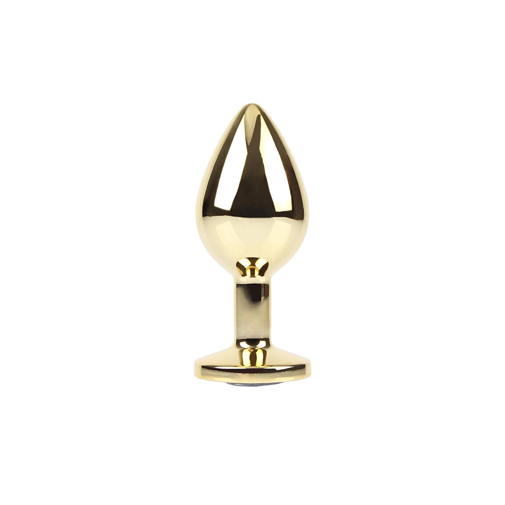 CLEAR GEM GOLD PLUG M1