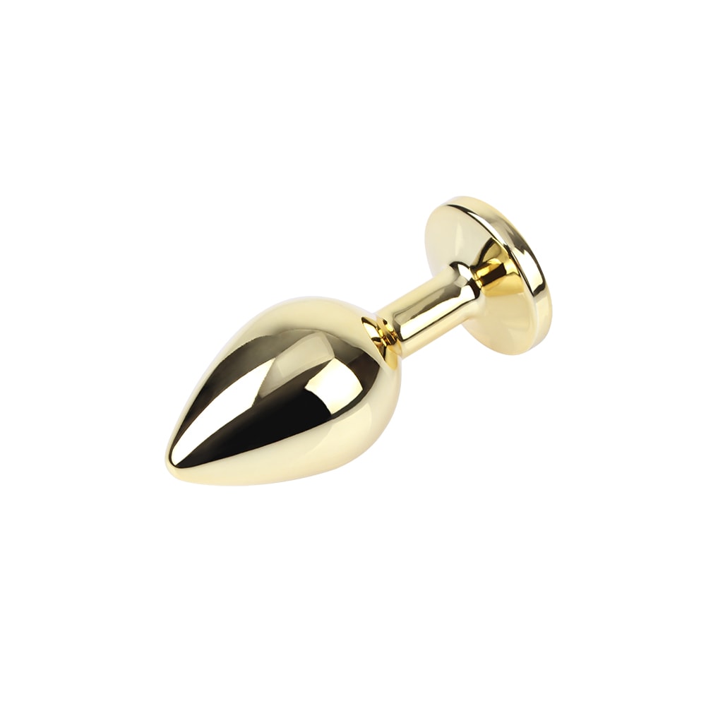 CLEAR GEM GOLD PLUG M2