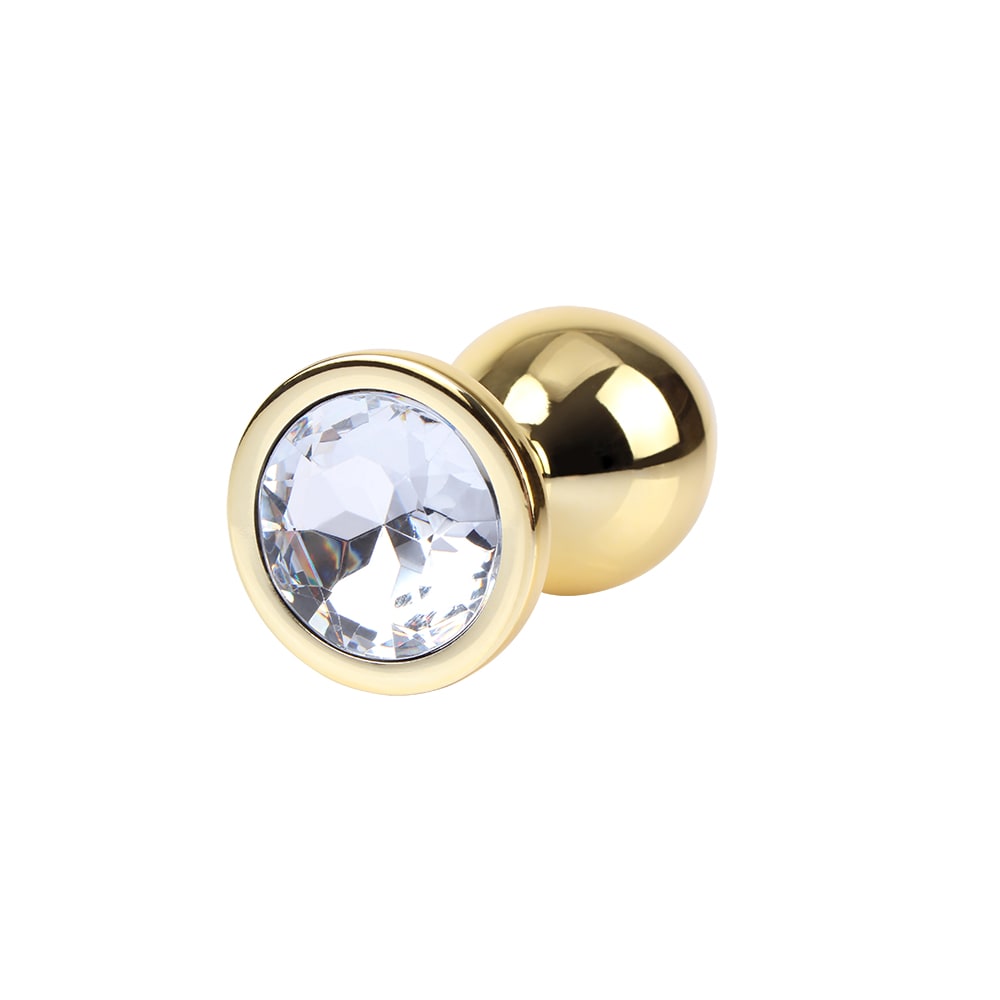 CLEAR GEM GOLD PLUG M3