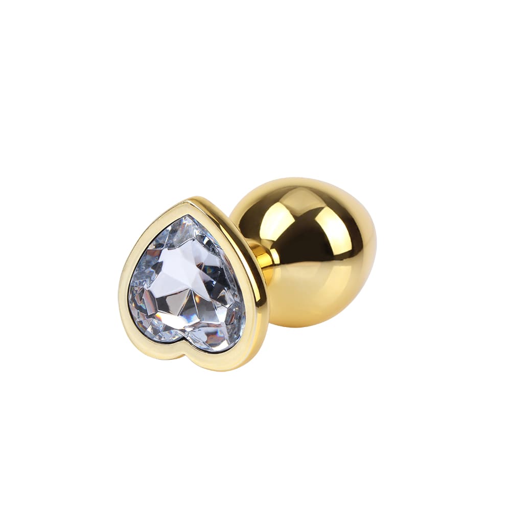 Clear Heart Gem Plug M3