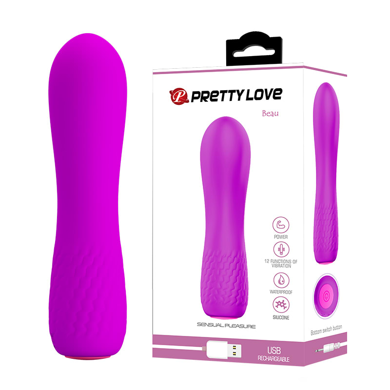 Vibrador bala Elfin morado - Recargable5