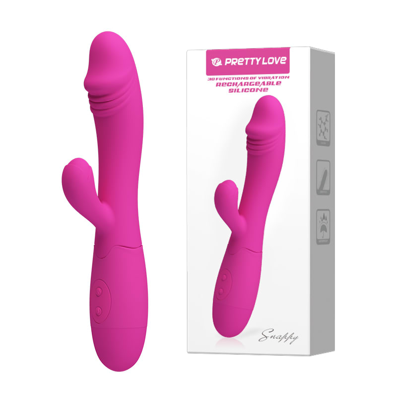 Vibrador Rabbit Snappy Fuccia - Recargable5