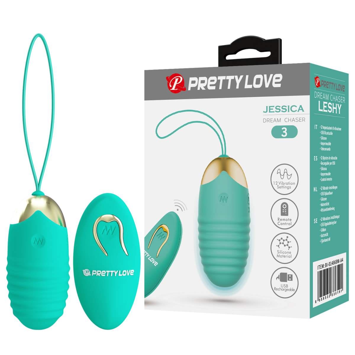 Vibrador con control Berger - Recargable5