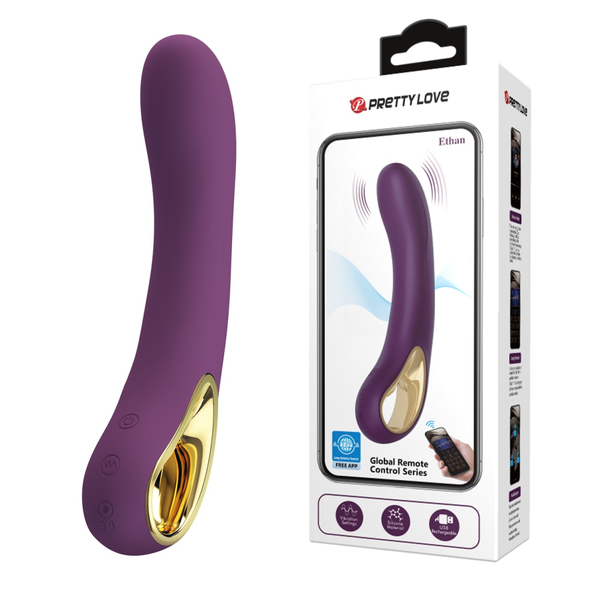 Vibrador con App Ethan - Recargable5