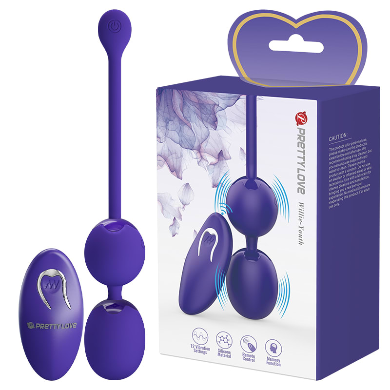 Bolas vibratorias Willie Azul - Recargable5
