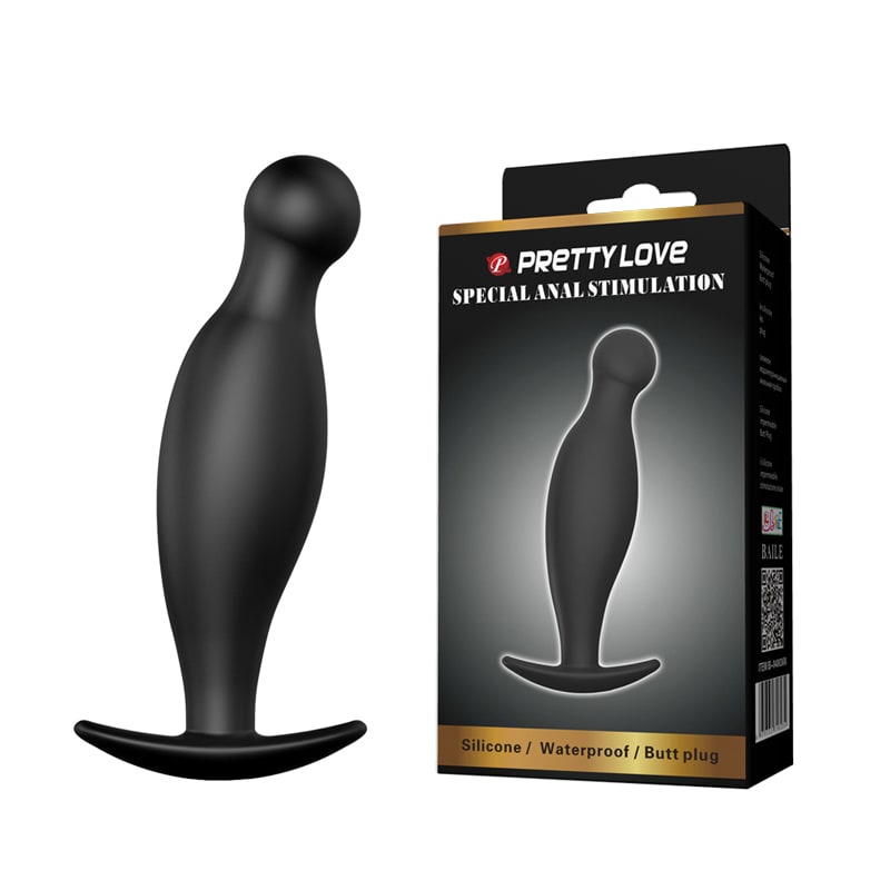 Plug anatómico anal silicona 12 cm3