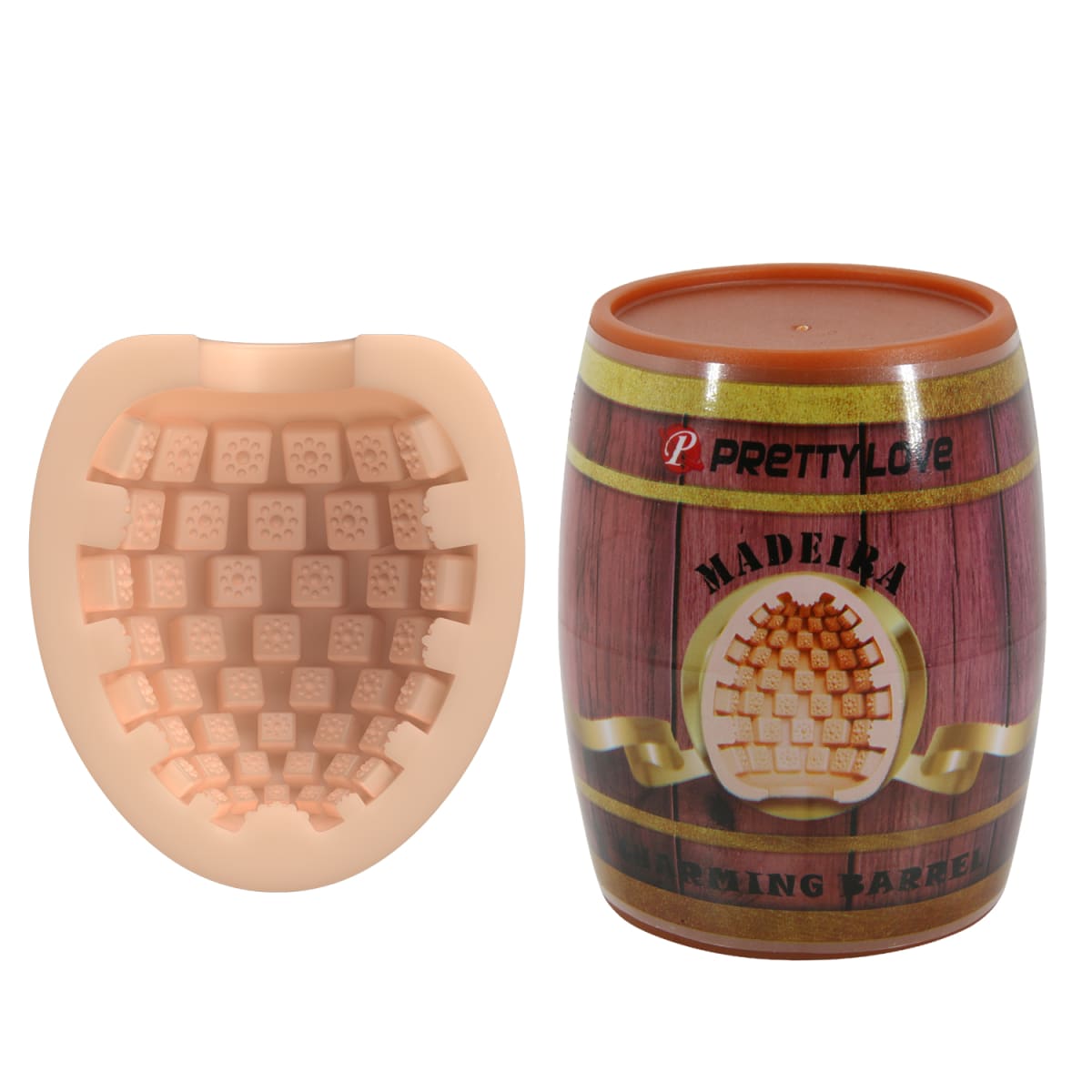 Huevo masturbador Barrel Madeira5