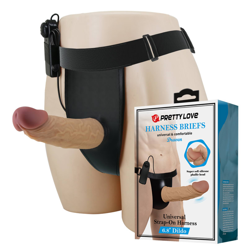 Prótesis vibradora masculina realista Draven 17.5 cm6