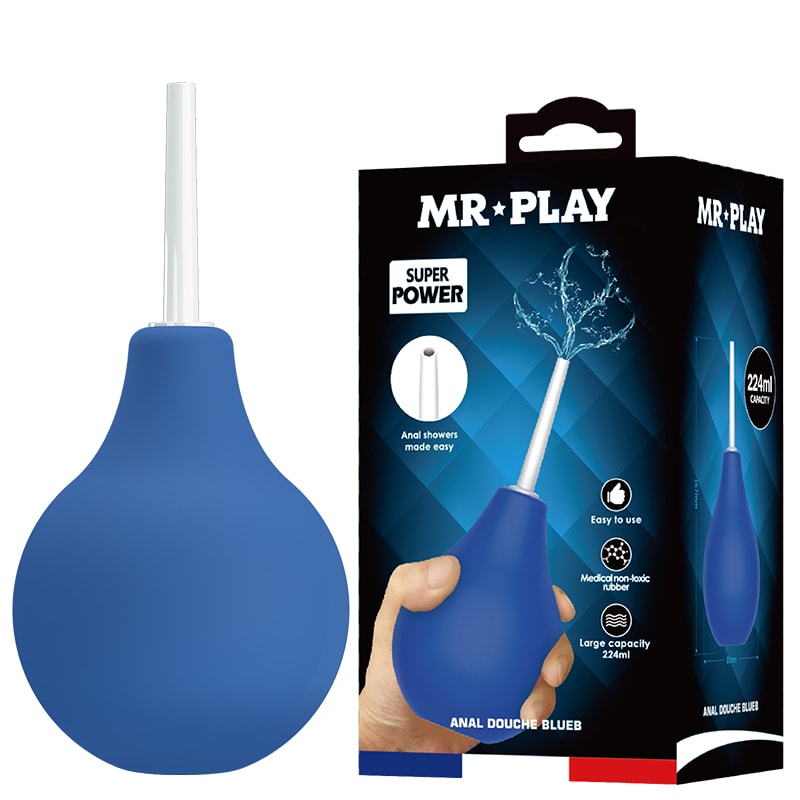 Ducha Anal Mr. Play azul 225 ml1