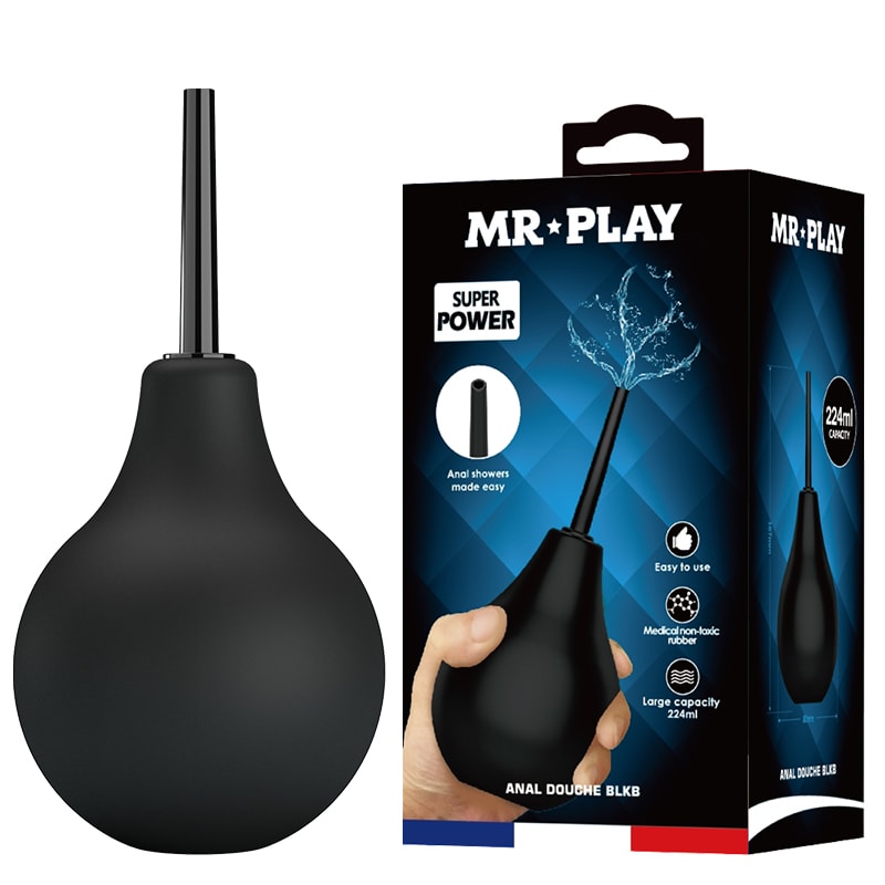Ducha Anal Mr. Play negro 225 ml1