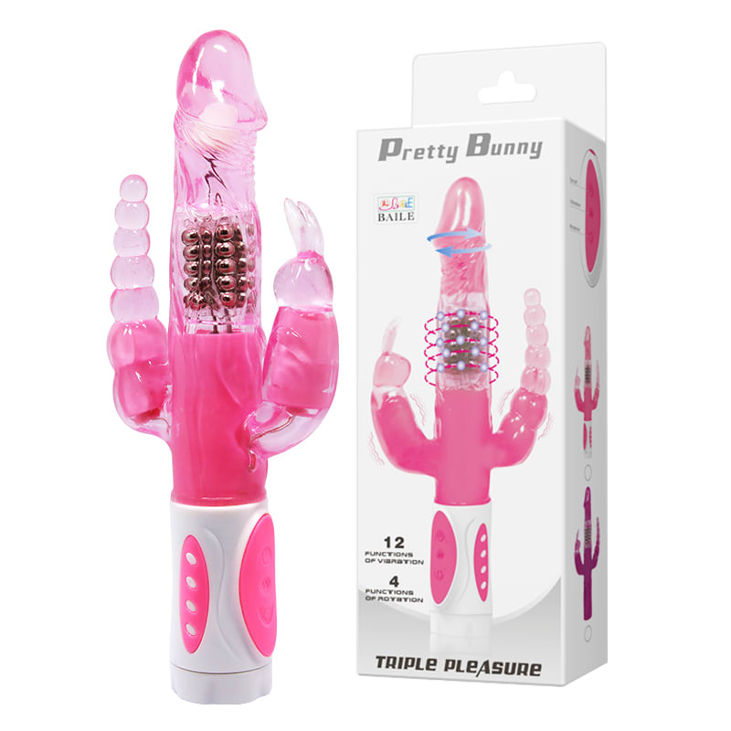Vibrador rabbit triple estimulación Pretty Bunny5