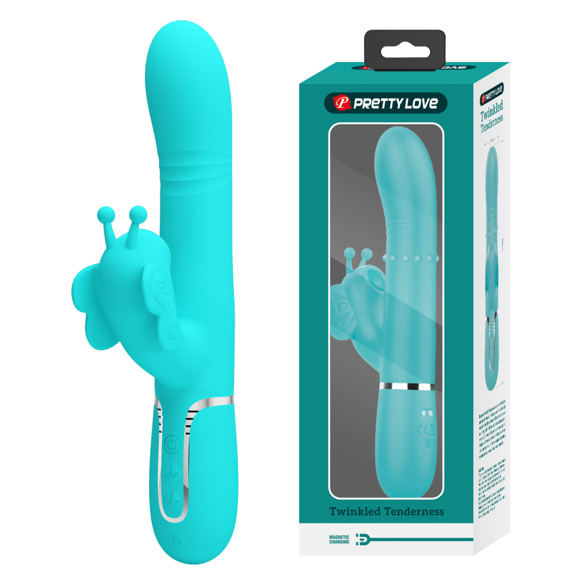 Vibrador rabbit succionador y movimiento Ridgely - Recargable 25